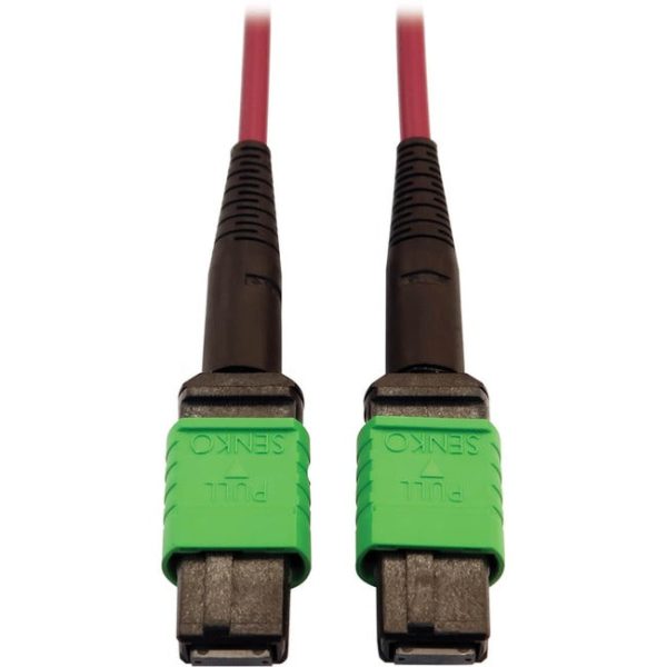 Tripp Lite Multimode Fiber Optic Cable 400G OM4 Plenum MTP MPO-APC F F 5M Cheap